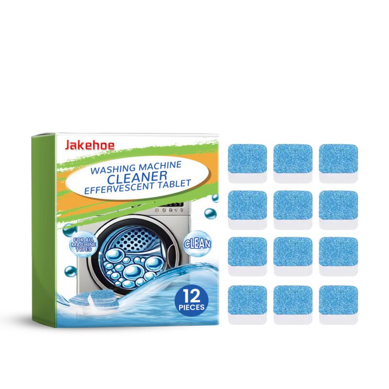Jakehoe Washing Machine Cleaner Sheets - Multi-Purpose, Long-Lasting Drum Care with Odor Elimination