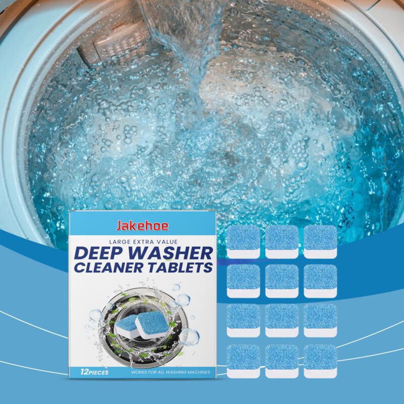 Jakehoe Washing Machine Effervescent Cleaner: Deep Clean, Odor Removal, Long-Lasting - Image 2