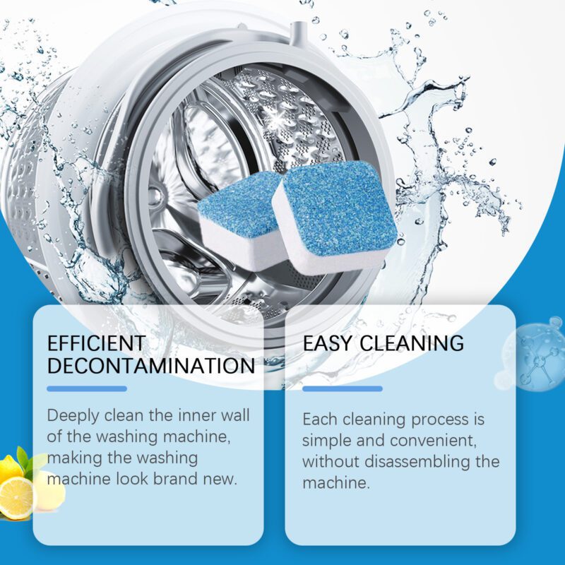Jakehoe Washing Machine Effervescent Cleaner: Deep Clean, Odor Removal, Long-Lasting - Image 4