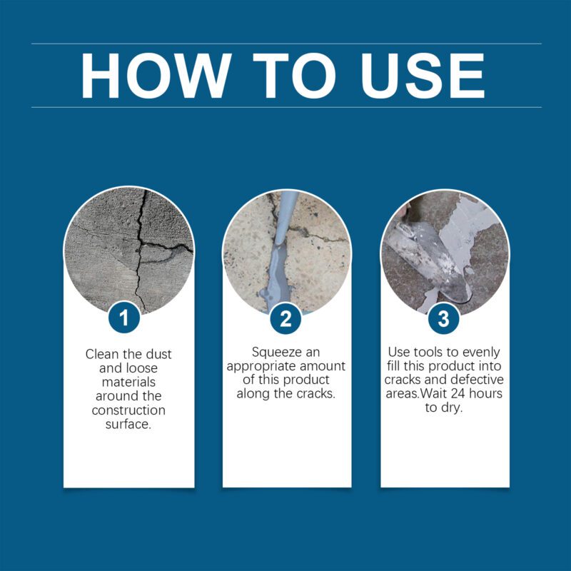 Jakehoe Waterproof Grout Adhesive - Tile Floor Crack Repair, Long-Lasting Household Caulk - Image 6