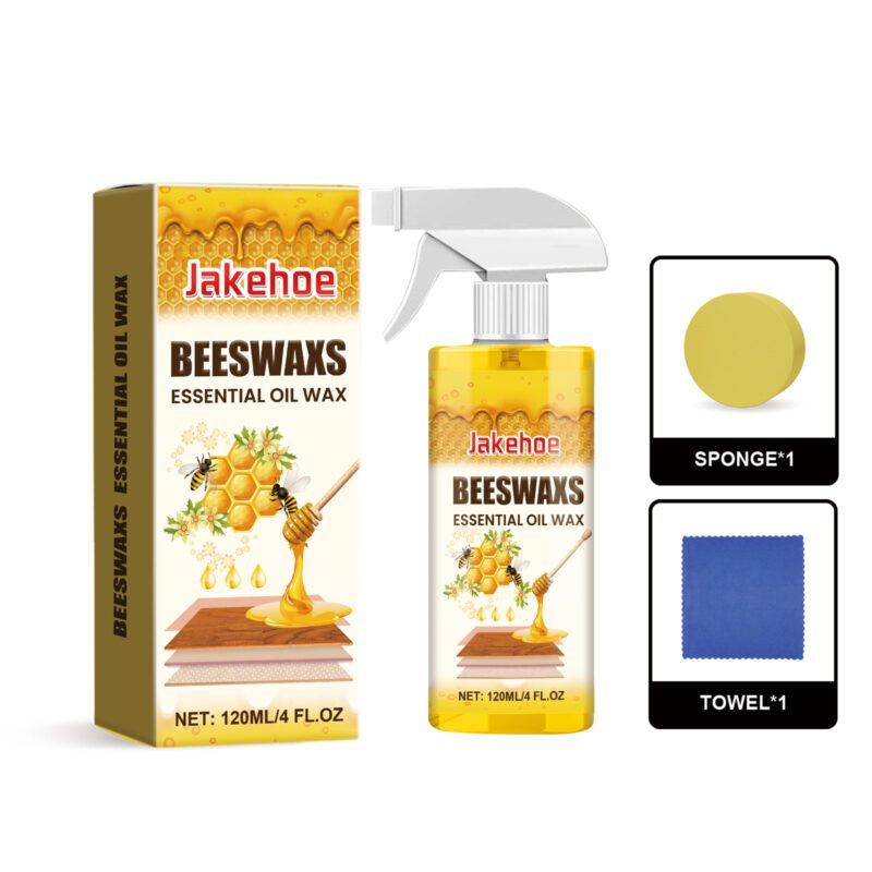 Jakehoe Wood Polish Spray: Household Furniture Protector, Long-Lasting Shine & Nourish
