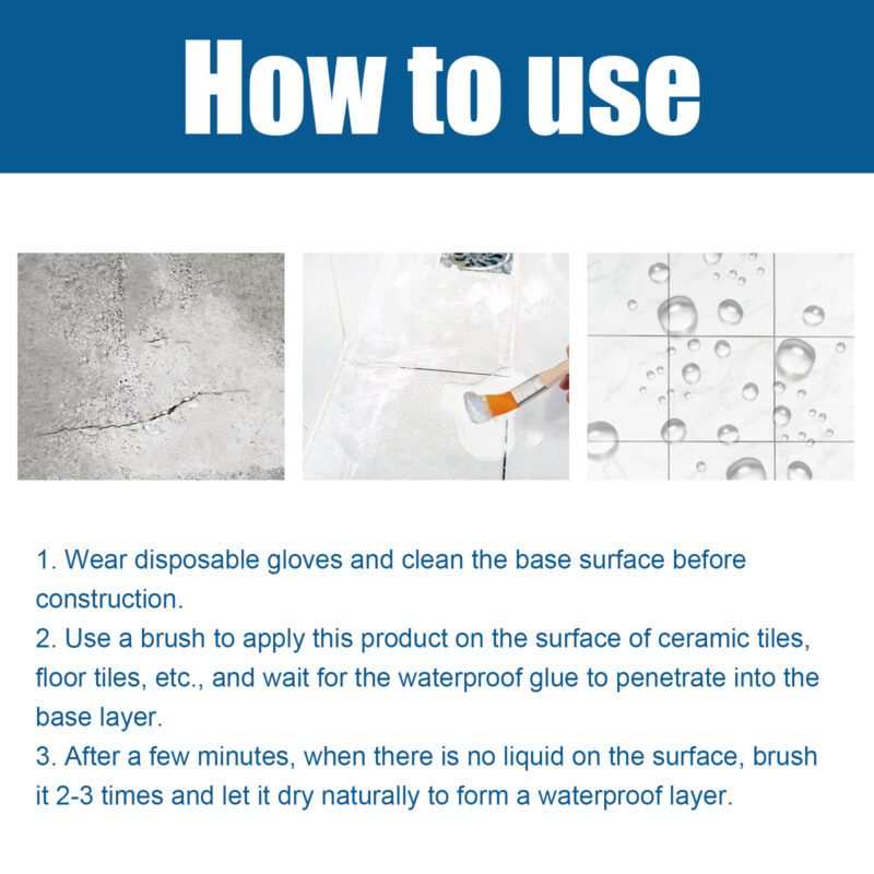 Jaysuing 300g Multi-Purpose Waterproof Sealant - Bathroom Tiles, Pipes, Glass (Long-Lasting, Surface-Safe) - Image 6