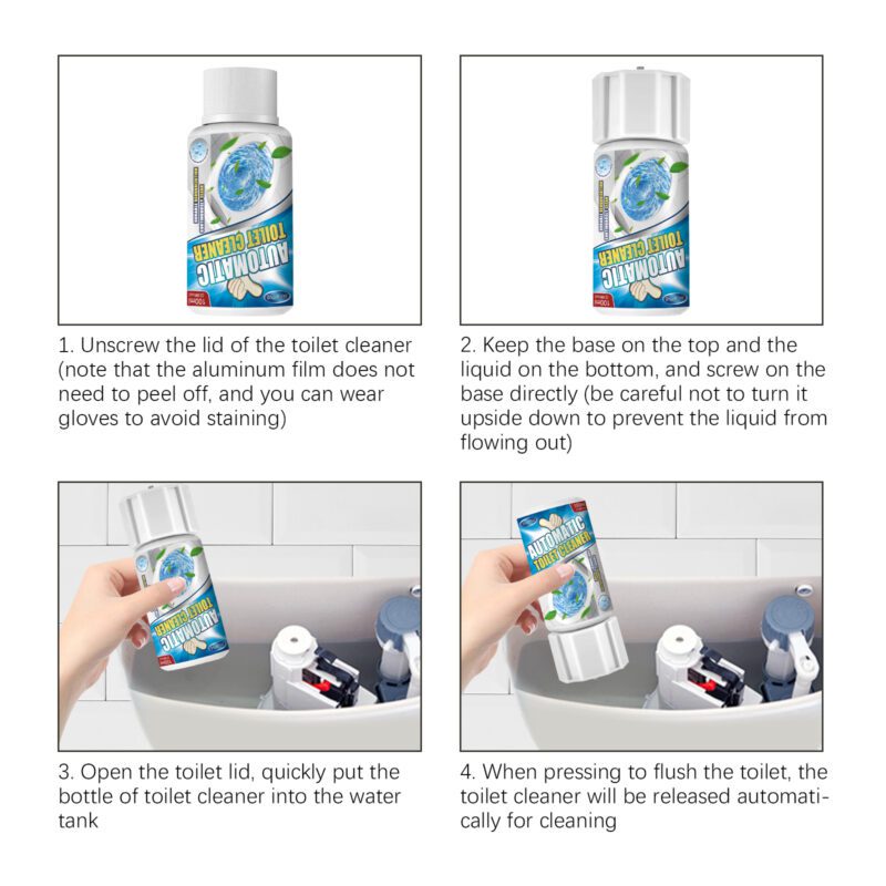 Jaysuing Automatic Toilet Cleaner: Long-Lasting, Safe Toilet Cleaning with Deodorizing & Descaling - Image 6