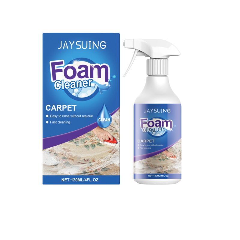 Jaysuing Carpet Foam Cleaner: Multi-Purpose Stain Remover, Safe for Fabrics