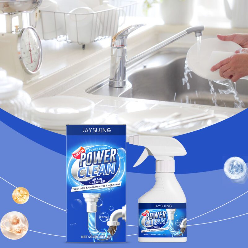 Jaysuing Drain Cleaner: Kitchen/Toilet Sink Unclog Household Cleaning - Image 2