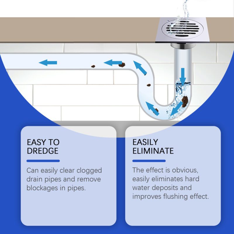 Jaysuing Drain Cleaner: Kitchen/Toilet Sink Unclog Household Cleaning - Image 3
