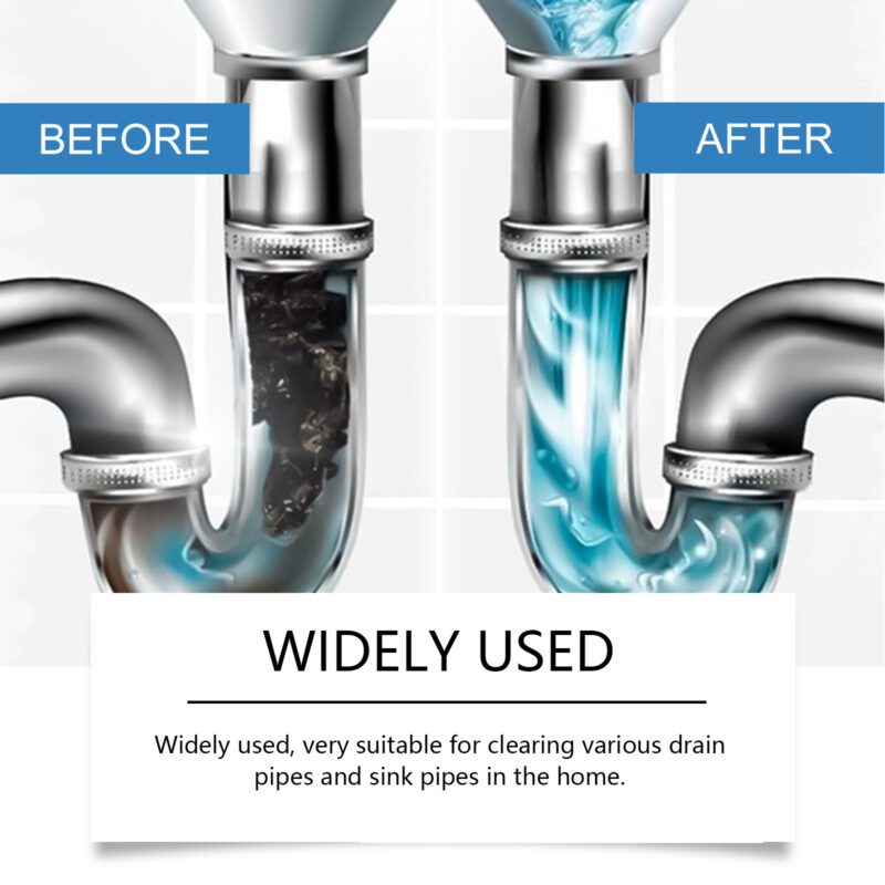 Jaysuing Drain Cleaner: Kitchen/Toilet Sink Unclog Household Cleaning - Image 4