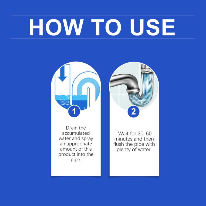 Jaysuing Drain Cleaner: Kitchen/Toilet Sink Unclog Household Cleaning - Image 6