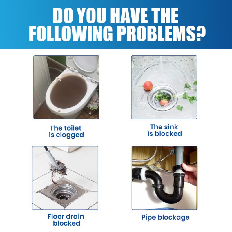 Jaysuing Drain Cleaner Powder – Toilet & Kitchen Drain Unclogger, Deodorizing, Effective - Image 3