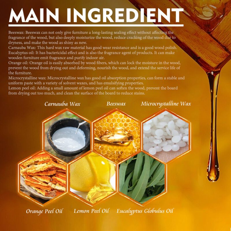 Jaysuing Furniture Beeswax Polish: Long-Lasting Wood Maintenance & Surface-Safe Care - Image 5
