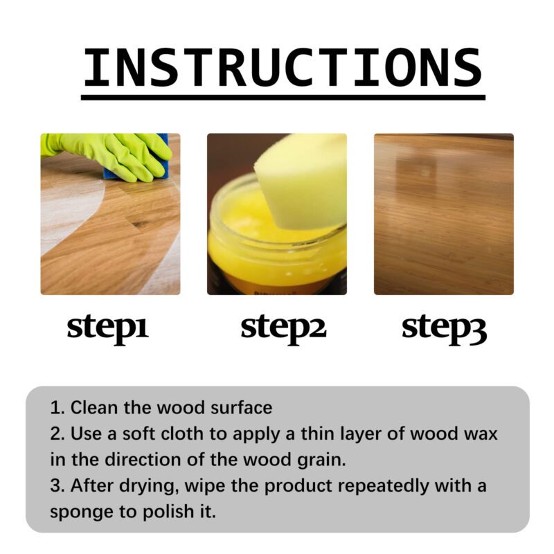 Jaysuing Furniture Beeswax Polish: Long-Lasting Wood Maintenance & Surface-Safe Care - Image 6