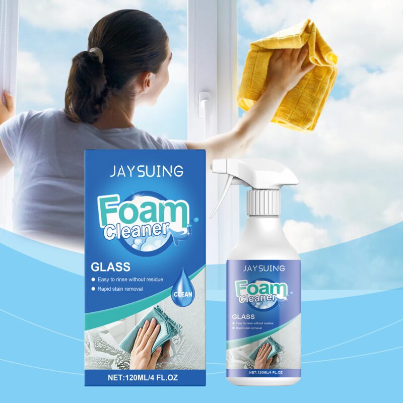 Jaysuing Glass Foam Cleaner: Multi-Purpose, Safe Household Spray, Long-Lasting - Image 2