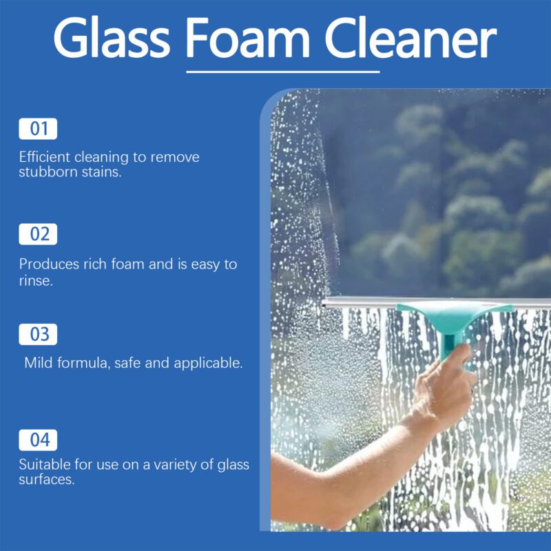 Jaysuing Glass Foam Cleaner: Multi-Purpose, Safe Household Spray, Long-Lasting - Image 4