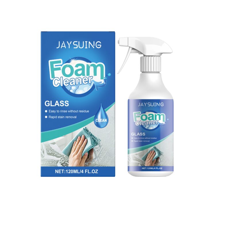 Jaysuing Glass Foam Cleaner: Multi-Purpose, Safe Household Spray, Long-Lasting