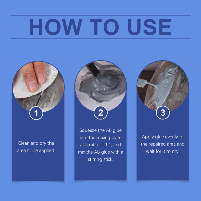 Jaysuing Household Cast Iron Sealant – Multi-Purpose, Long-Lasting AB Glue for Leak Repair & Metal Bonding - Image 6
