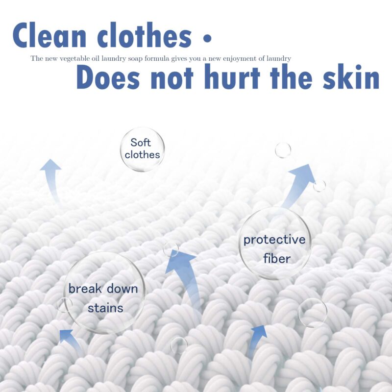 Jaysuing Household Laundry Soap: Hand-Safe Stain Remover, Deep Cleaning, Long-Lasting - Image 2