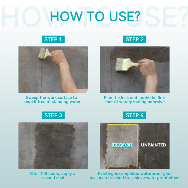 Jaysuing Household Waterproof Adhesive: Multi-Purpose Leak Repair, Surface-Safe, Long-Lasting - Image 6