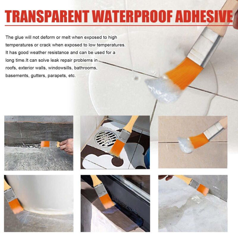 Jaysuing Household Waterproof Glue (100g): Multi-Purpose Leak Repair, Surface-Safe Sealant - Image 3