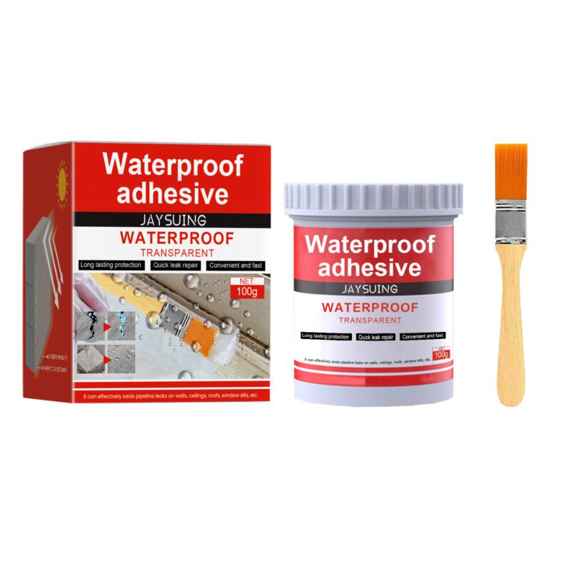 Jaysuing Household Waterproof Glue (100g): Multi-Purpose Leak Repair, Surface-Safe Sealant
