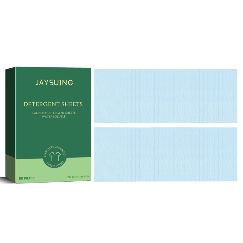 Jaysuing Laundry Detergent Sheets | Multi-Purpose Household Cleaner, Long-Lasting Stain Removal