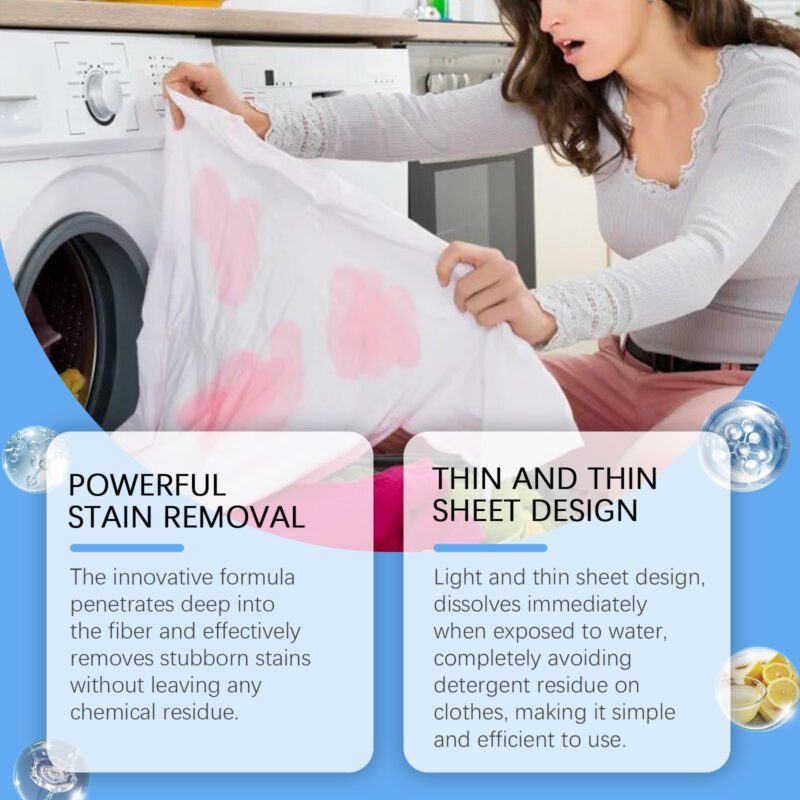 Jaysuing Laundry Detergent Tablets: Fabric-Safe Stain Remover, Long-Lasting Freshness - Image 4