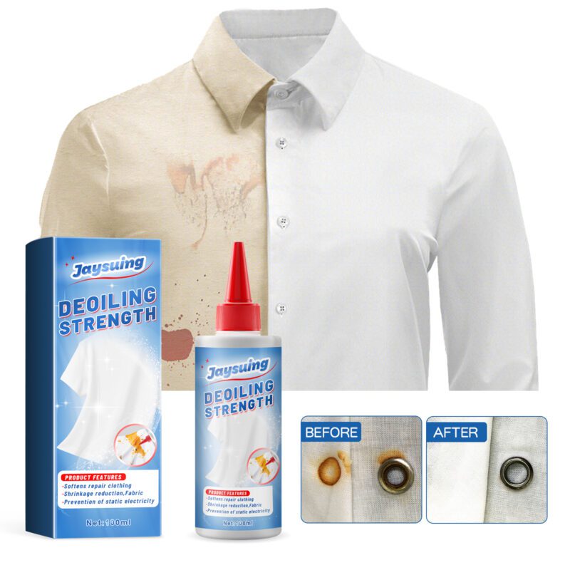 Jaysuing Laundry Stain Remover: Multi-Purpose, Fabric-Safe, Oil/Blood/Perspiration Stain Remover