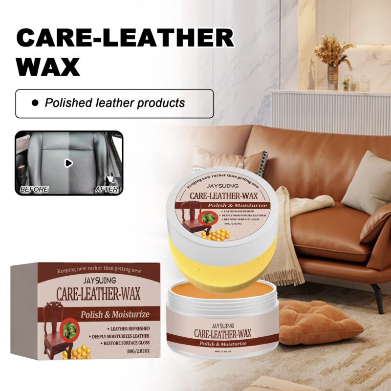 Jaysuing Leather Care Wax – Multi-Purpose Furniture Protector, Long-Lasting, Surface-Safe - Image 2