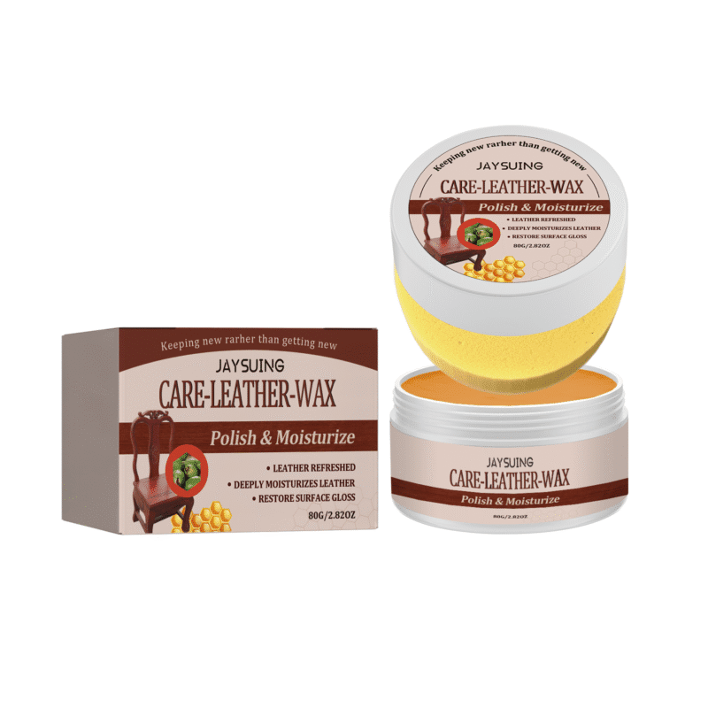 Jaysuing Leather Care Wax – Multi-Purpose Furniture Protector, Long-Lasting, Surface-Safe