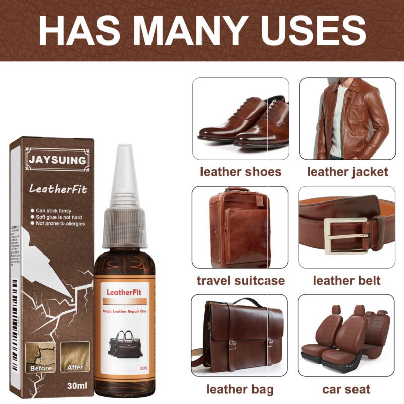 Jaysuing Leatherfit: Multi-Purpose Furniture Reconditioner for Leather Crack Repair, Long-Lasting Care - Image 2