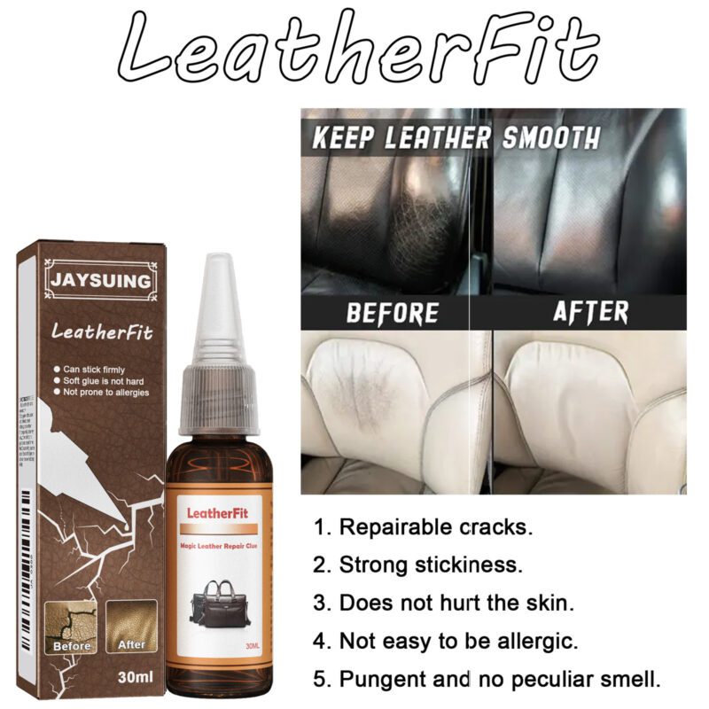 Jaysuing Leatherfit: Multi-Purpose Furniture Reconditioner for Leather Crack Repair, Long-Lasting Care - Image 3