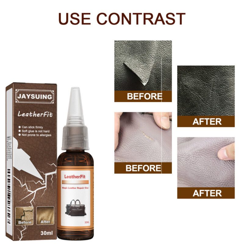 Jaysuing Leatherfit: Multi-Purpose Furniture Reconditioner for Leather Crack Repair, Long-Lasting Care - Image 6
