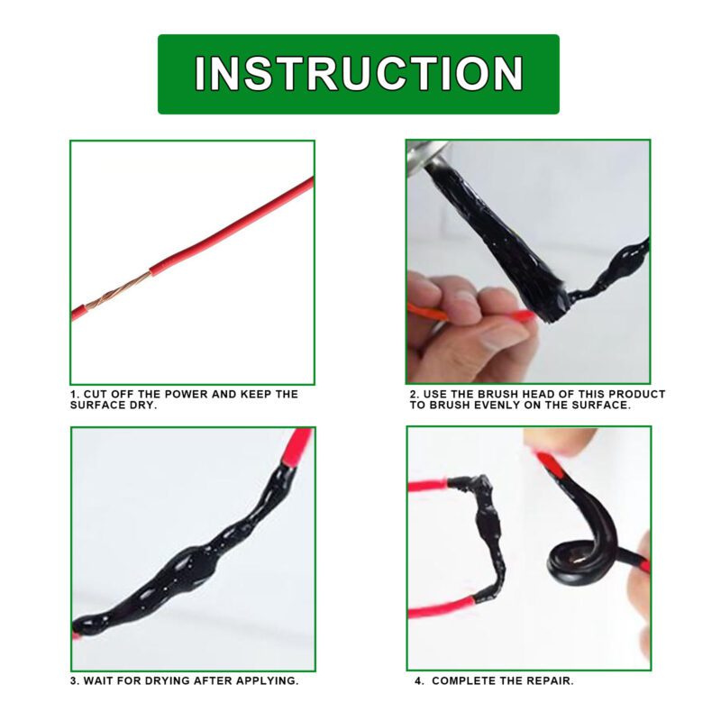 Jaysuing Liquid Electrical Tape: Household Insulating Adhesive, Water-Resistant, Long-Lasting - Image 6
