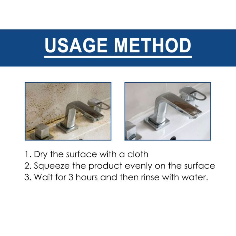 Jaysuing Mildew Removal Gel | Household Bathroom Kitchen Cleaner, Surface-Safe & Long-Lasting - Image 6