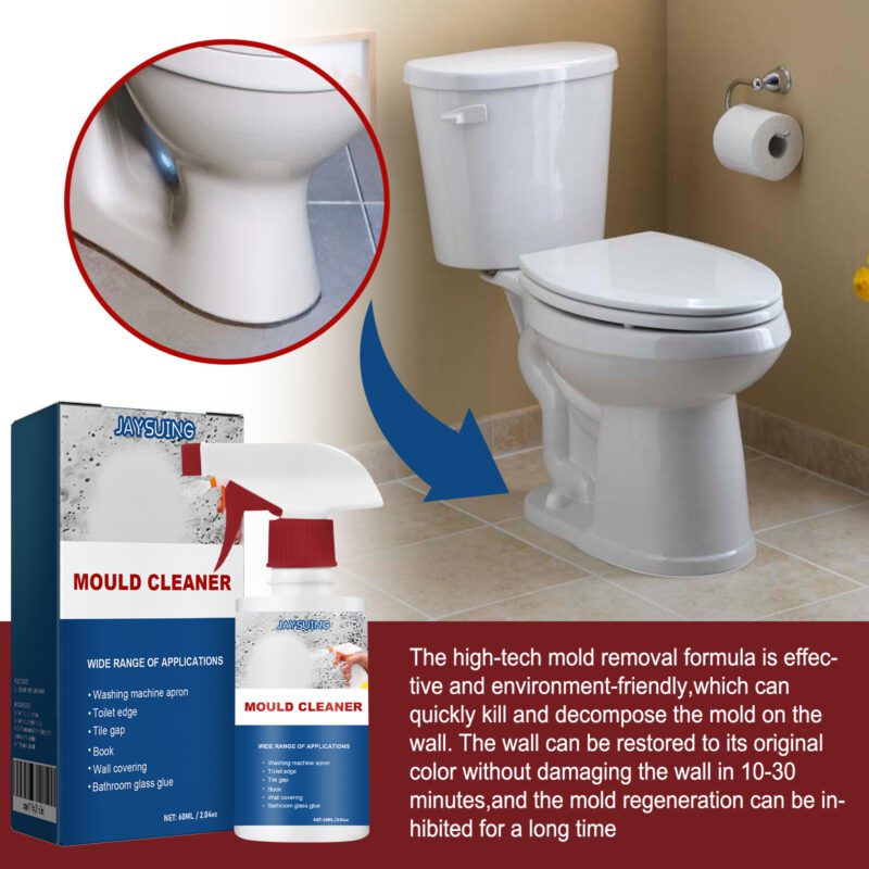 Jaysuing Mold Remover Spray | Multi-Surface Bathroom Tile Wall Cleaner, Fast-Acting & Long-Lasting - Image 3
