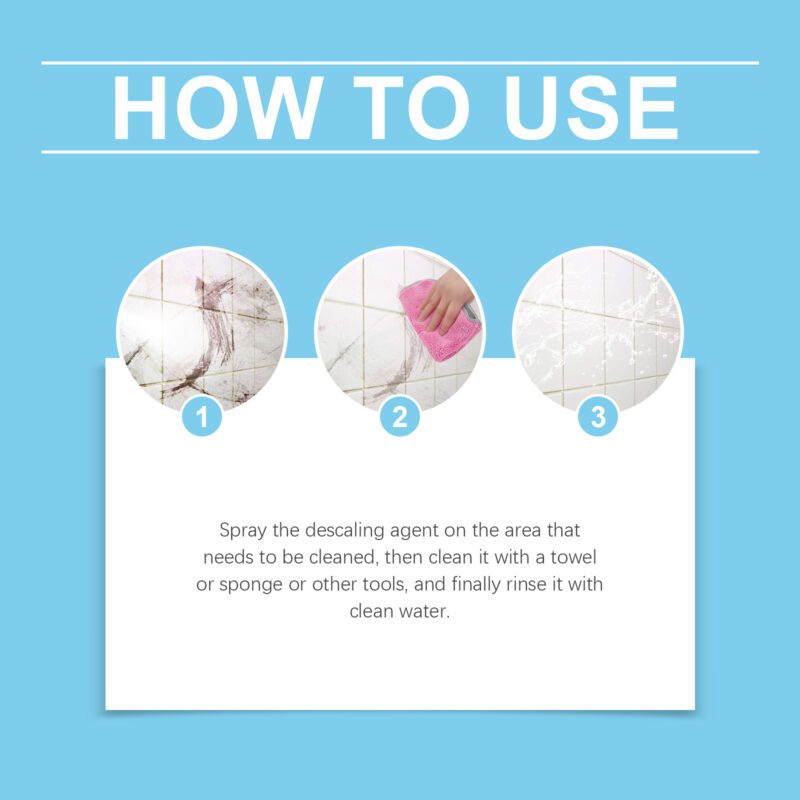 Jaysuing Multi-Functional Shower Descaler - Tile & Glass Bathroom Cleaner - Image 6