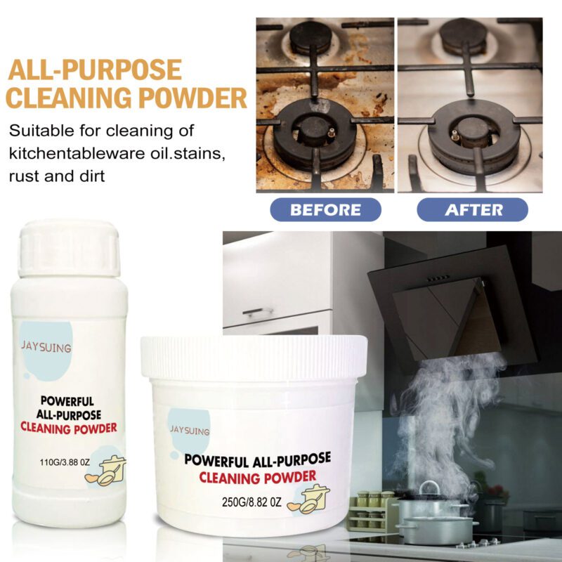 Jaysuing Multi-Purpose Cleaning Powder: Household Kitchen Cleaner, Surface-Safe, Long-Lasting - Image 2