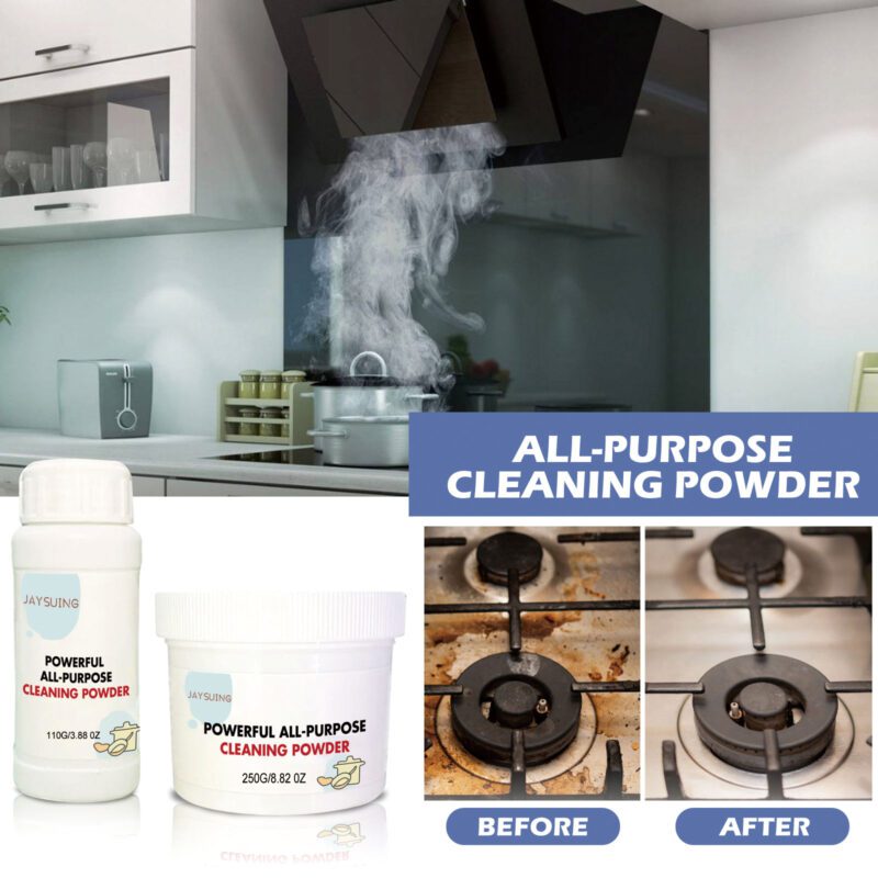Jaysuing Multi-Purpose Cleaning Powder: Kitchen Rust & Oil Stain Remover, Long-Lasting - Image 2