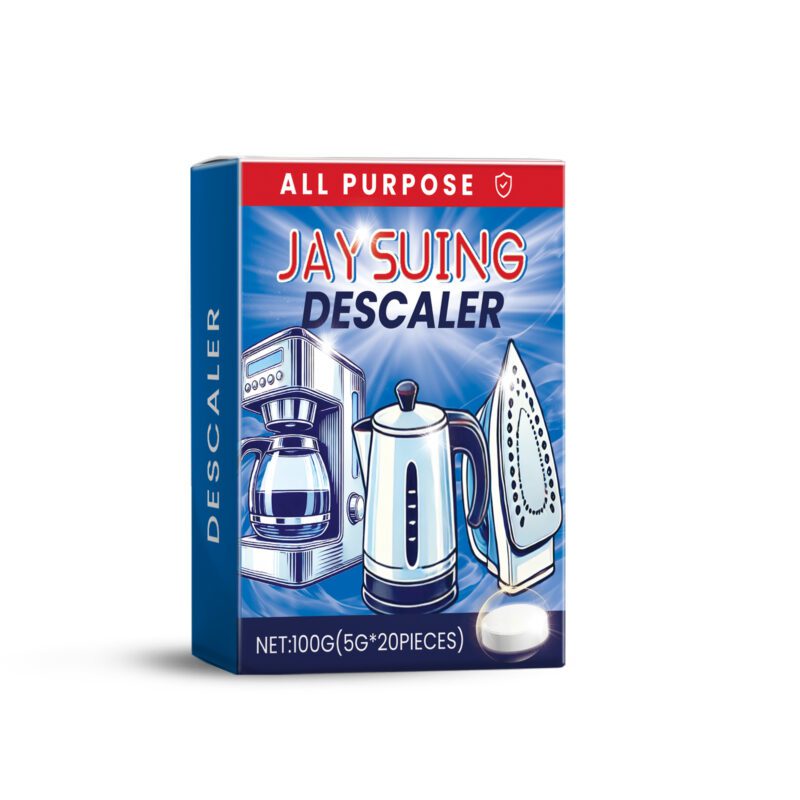 Jaysuing Multi-Purpose Descaling Cleaning Tablets | Kitchen Bathroom Surface-Safe Stain Remover