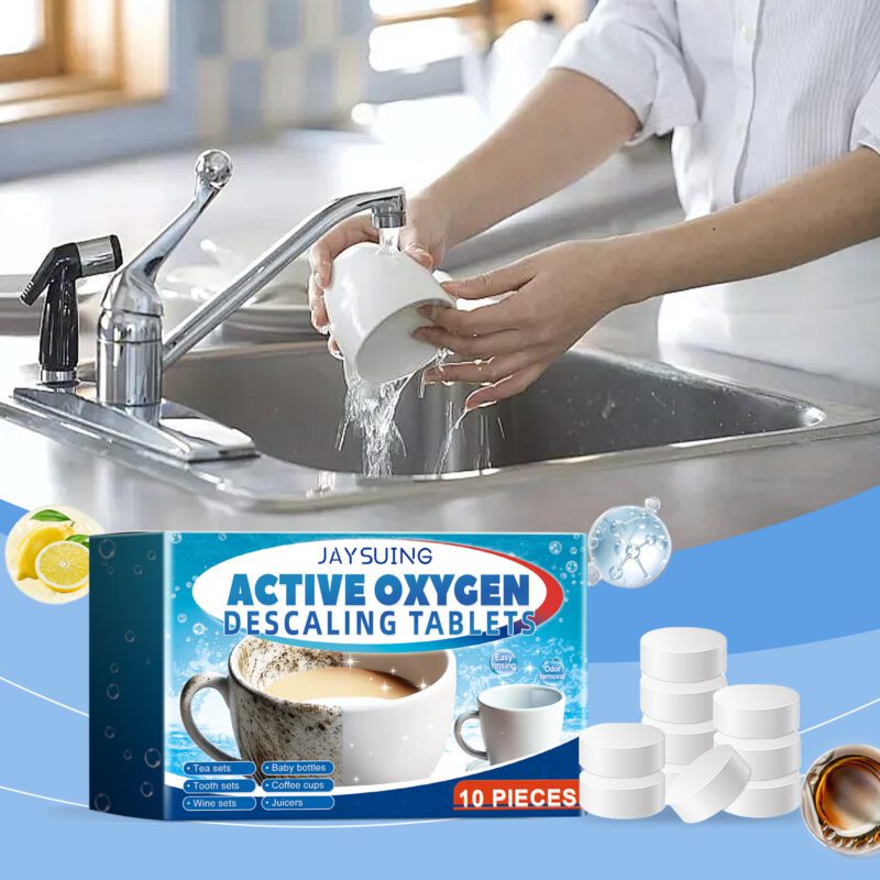 Jaysuing Multi-Purpose Effervescent Tablets – Kitchen Appliance Cleaner, Surface-Safe, Long-Lasting - Image 2