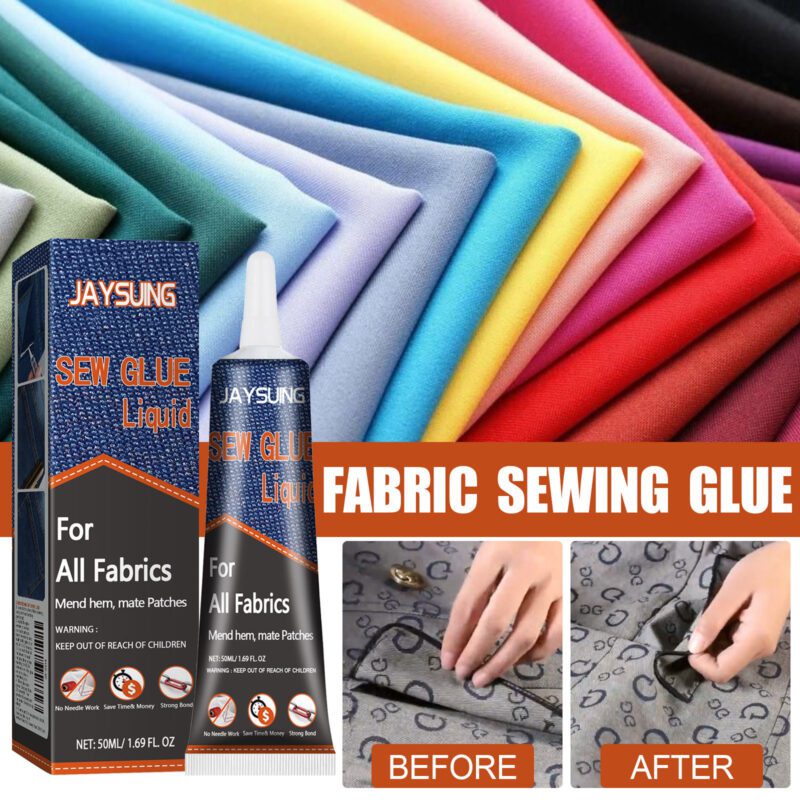 Jaysuing Multi-Purpose Fabric Glue - Furniture Upholstery Repair, Safe Long-Lasting Adhesive - Image 2
