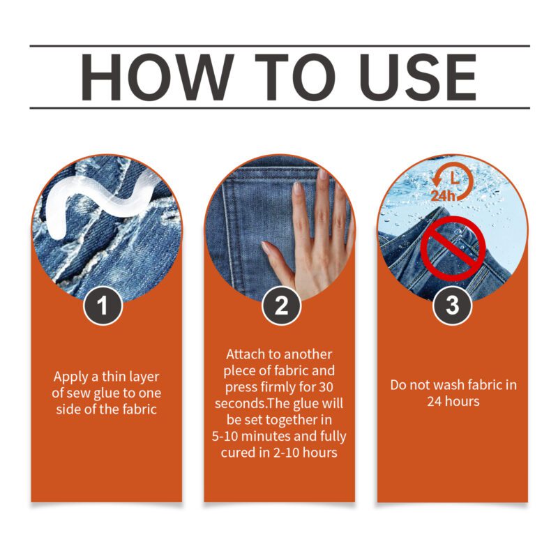 Jaysuing Multi-Purpose Fabric Repair Glue | Long-Lasting Household Fabric Adhesive - Image 6