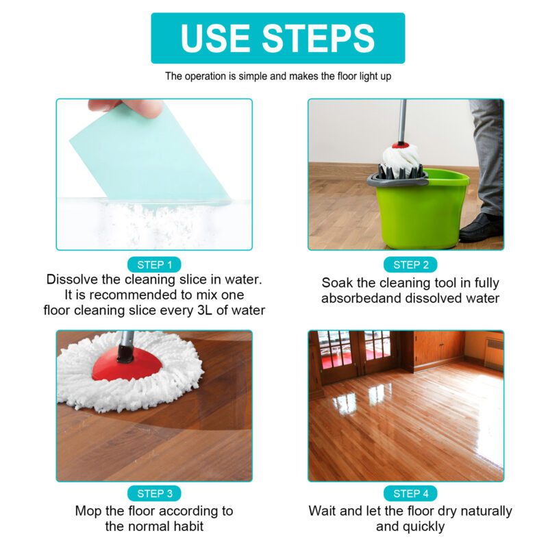 Jaysuing Multi-Purpose Floor Cleaning Tablets | Long-Lasting, Surface-Safe Household Care - Image 6