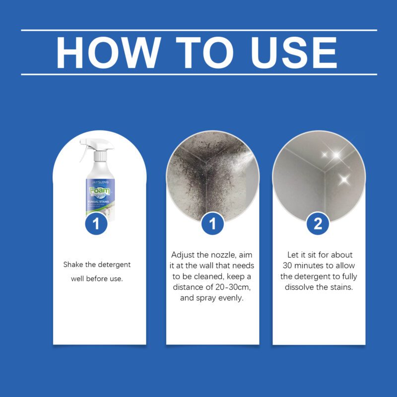 Jaysuing Multi-Purpose Foam Cleaner: Kitchen, Floor & Tile Stain Remover - Image 6