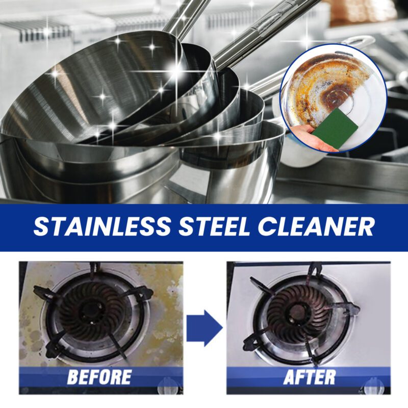 Jaysuing Multi-Purpose Household Cleaner: Kitchen Stain & Rust Remover, Surface-Safe - Image 4