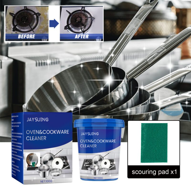 Jaysuing Multi-Purpose Household Cleaner: Kitchen Stain & Rust Remover, Surface-Safe