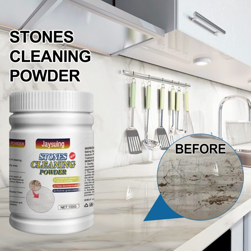 Jaysuing Multi-Purpose Household Cleaning Powder - Surface-Safe Stone Polish, Kitchen Floor Care - Image 2