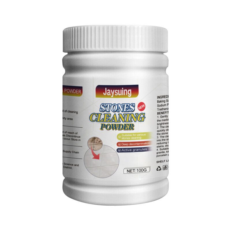 Jaysuing Multi-Purpose Household Cleaning Powder - Surface-Safe Stone Polish, Kitchen Floor Care