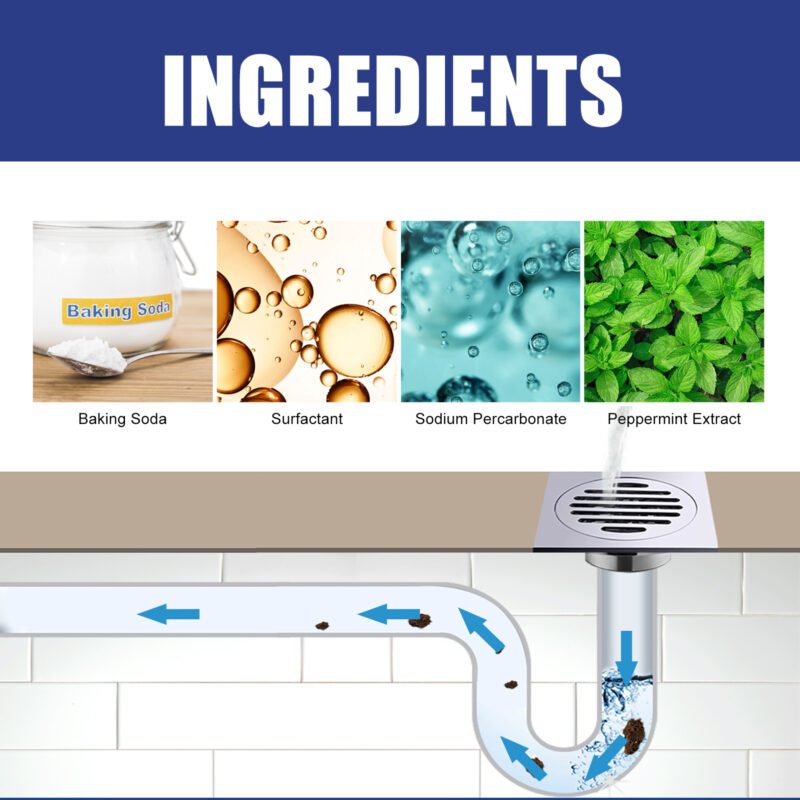 Jaysuing Multi-Purpose Household Drain Cleaner - Safe, Long-Lasting Pipe Unclogger - Image 5