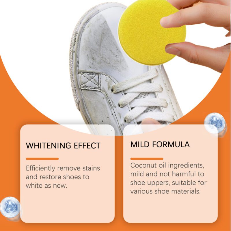 Jaysuing Multi-Purpose Household Shoe Cleaner – Long-Lasting, Surface-Safe White Shoe Cream - Image 3