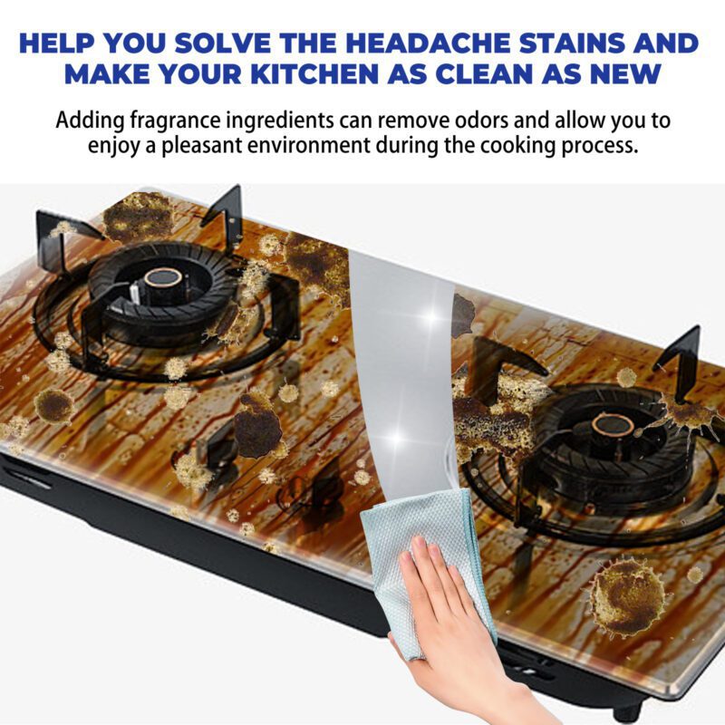 Jaysuing Multi-Purpose Kitchen Cleaning Foam: Heavy Grease Remover, Safe Surface Formula - Image 4
